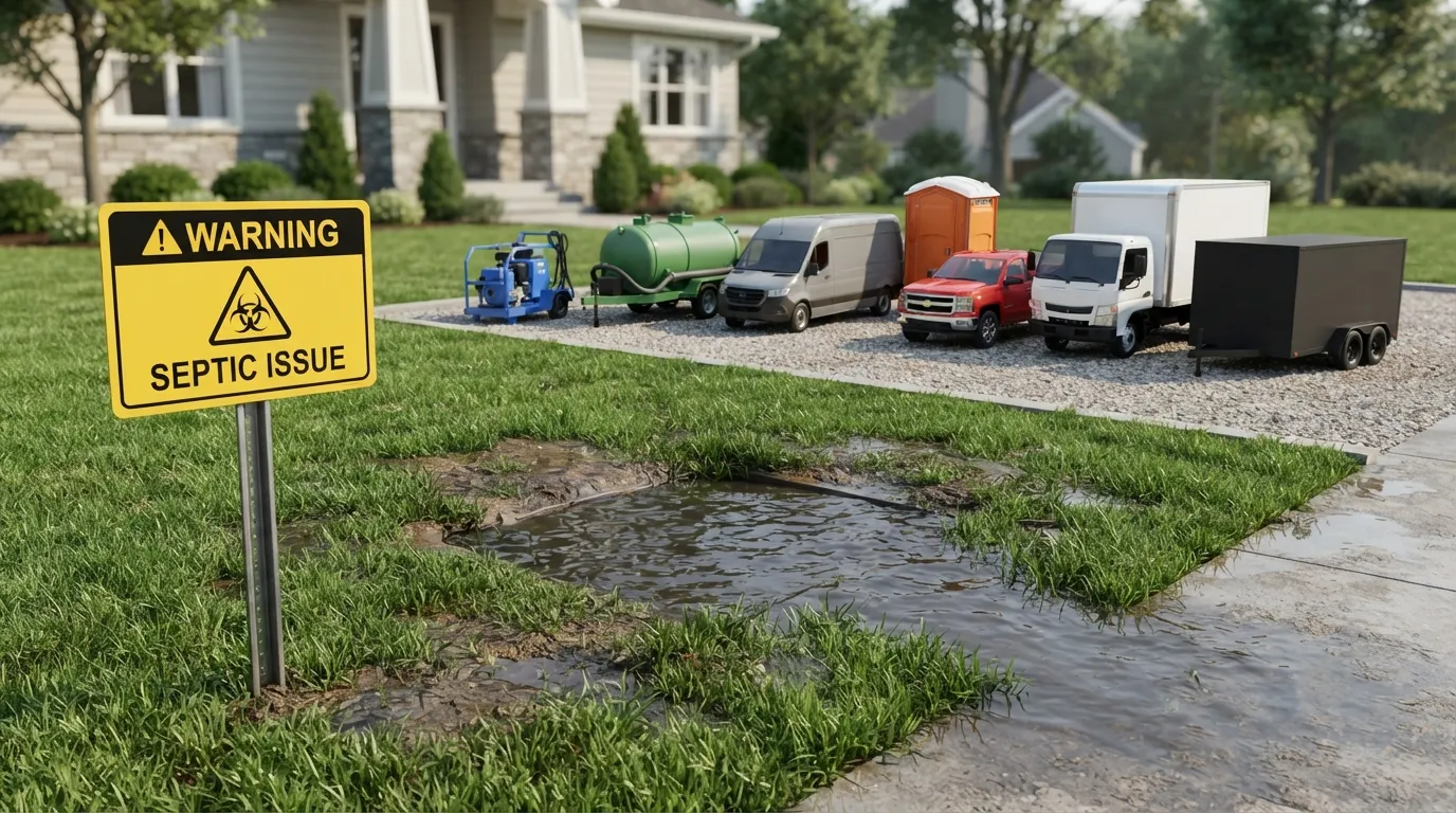 Septic Tank Warning Signs in Sandy Springs, GA